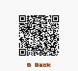 Public account export QR on the Game Boy screen