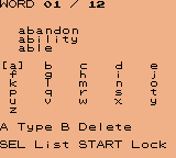 BIP39 recovery keyboard with candidate words